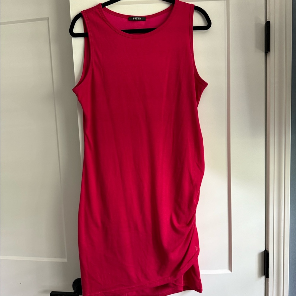 Vibrant Pink Mini Dress